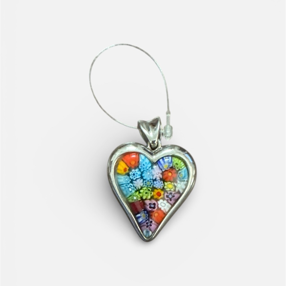 Colorful Heart Pendant